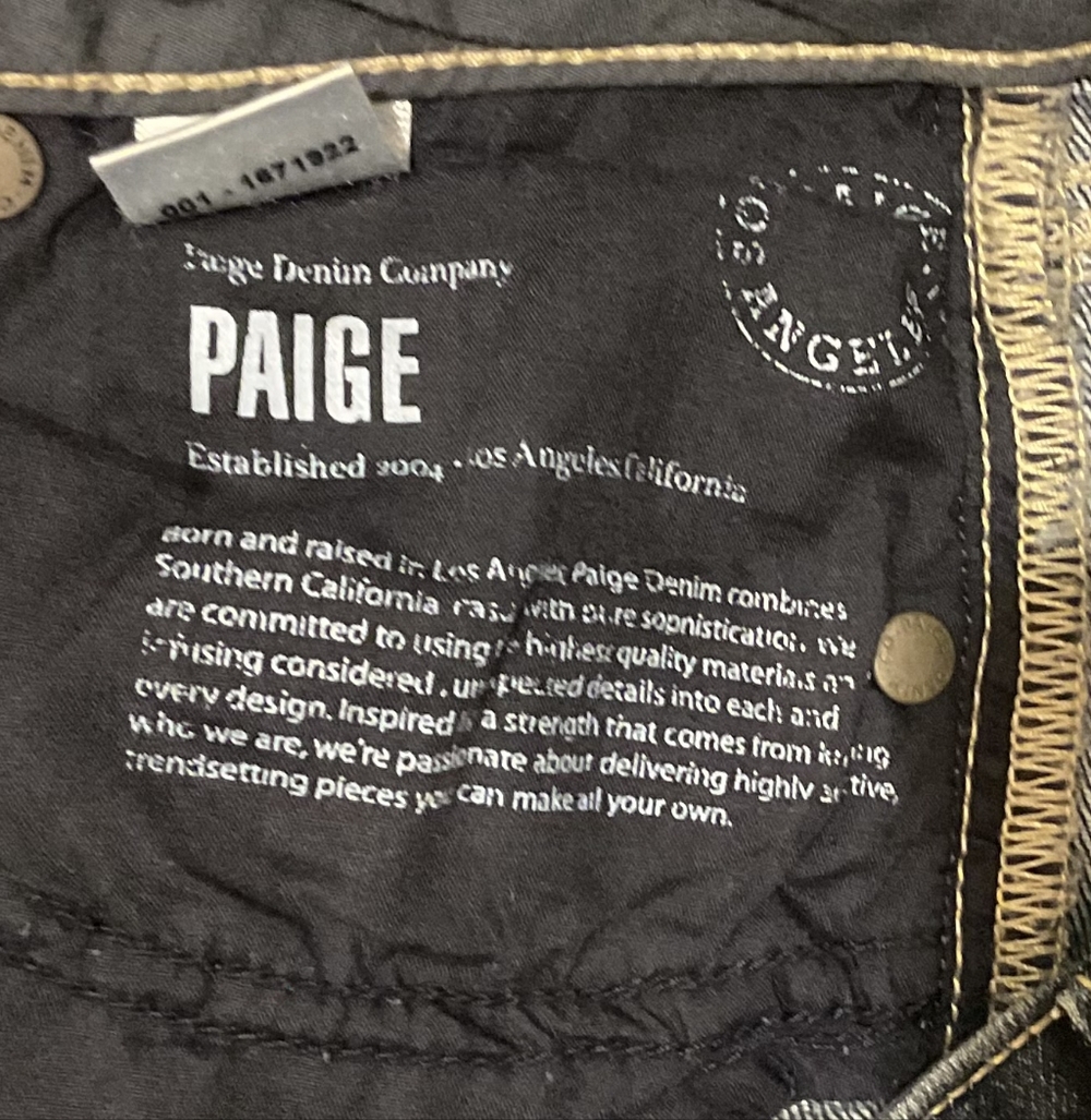 PAIGE Awesome "Skyline Straight" Skinny Jeans - Picture 5 of 6